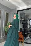 Mihra Elbise Yeşil Yeşil