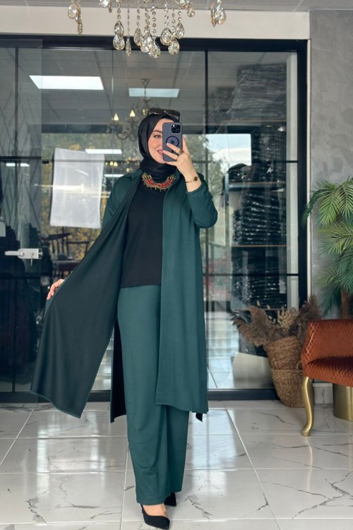 Şule Takım Yeşil Yeşil