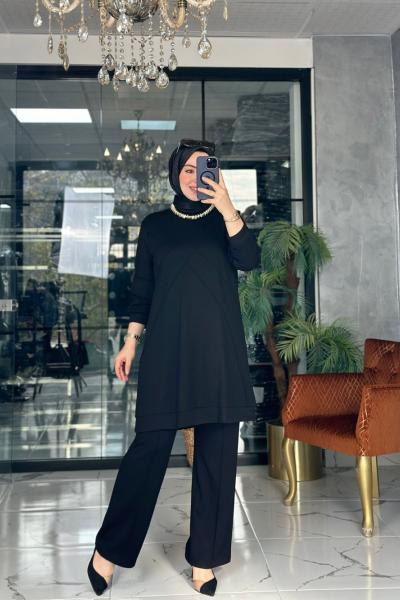 Leyli Takım Siyah Siyah