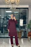 Demet Takım Bordo Bordo