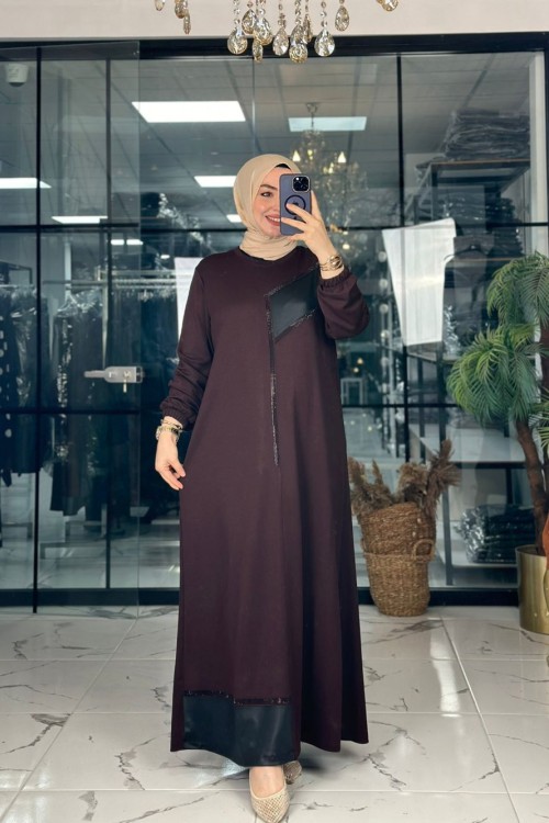 Ezra Elbise Kahverengi Kahverengi