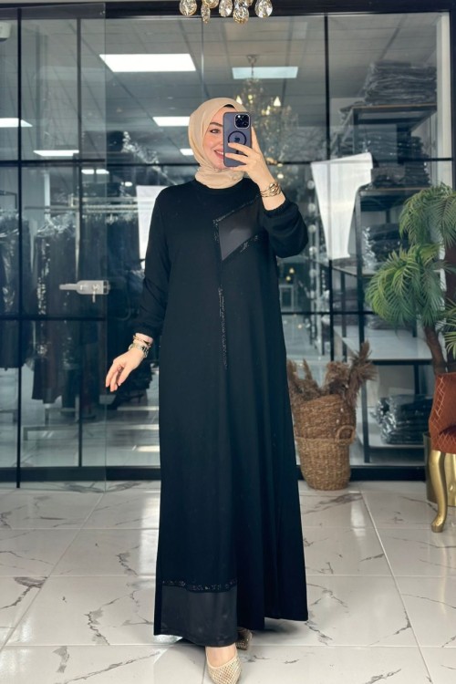 Ezra Elbise Siyah Siyah
