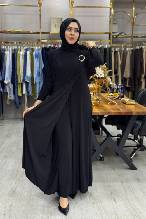 Çiğdem Tulum Siyah Siyah