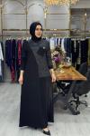 Duygu Elbise Siyah Siyah
