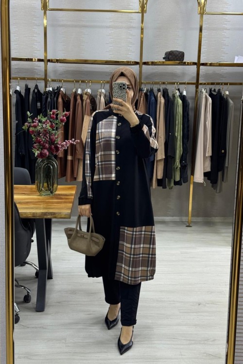 Sezay Kap Kahverengi Kahverengi