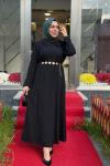 Manolya Elbise Siyah Siyah