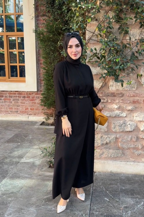 Tasarım Tulum Siyah Siyah