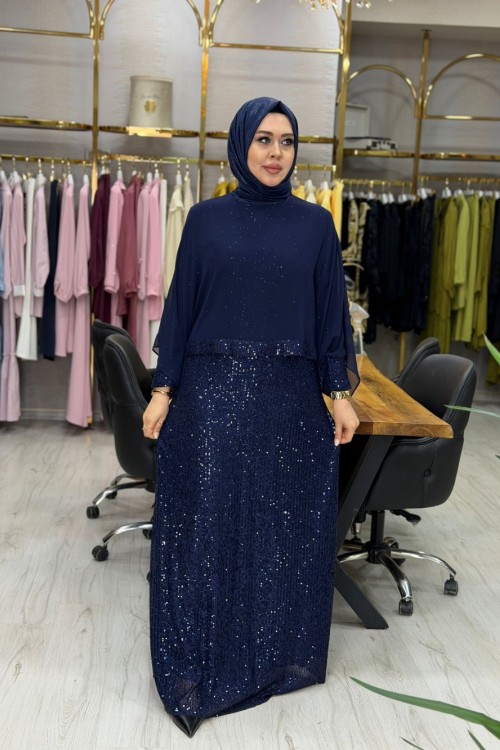 Pul Payet Abiye Lacivert Lacivert