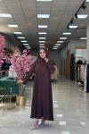 Dubai Abaya-Kahverengi Kahverengi