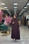 Dubai Abaya-Kahverengi Kahverengi