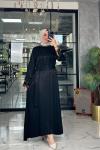 Gülperi Elbise-Siyah Siyah