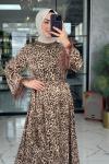 Gülperi Elbise-Leopar Leopar