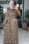 Gülperi Elbise-Leopar Leopar