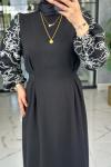 Hanne Elbise-Siyah Siyah