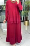 Meltem Takım-Bordo Bordo