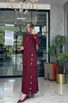 Nimet Etek Takım-Bordo Bordo