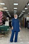 Pırıl Pantolon Takım-Mavi Mavi