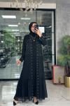 Semanur Abaya-Siyah Siyah