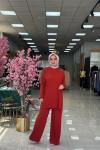 Yaprak Panolon Takım-Turuncu Turuncu