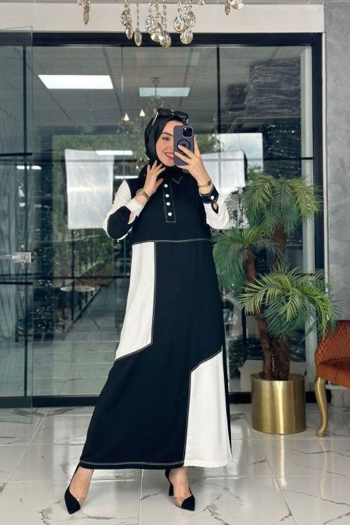 Zenda Elbise Siyah