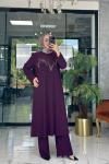 Meram Pantolon Takım Mürdüm