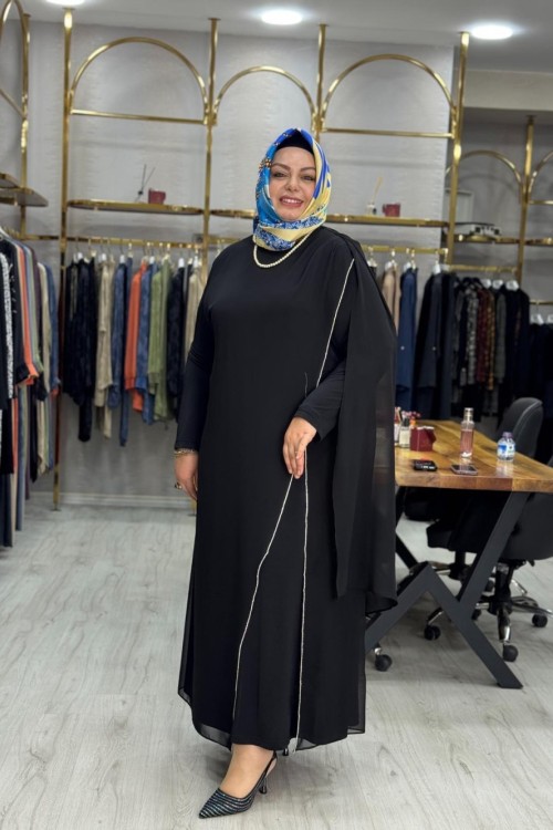 Linet Elbise Siyah