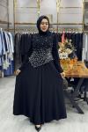 Esra Abiye Elbise Siyah