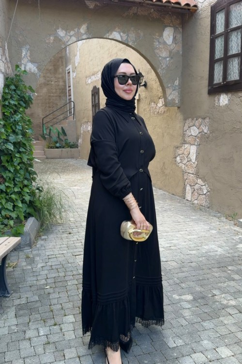 Sanem Elbise Siyah