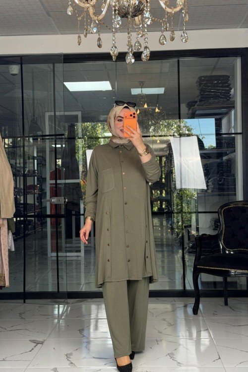 Şebnem Takım Mint Yeşili