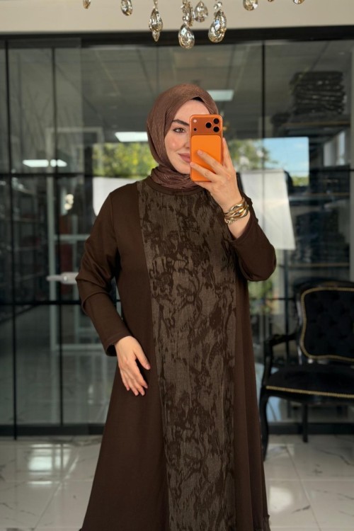 Meyra Elbise Kahverengi