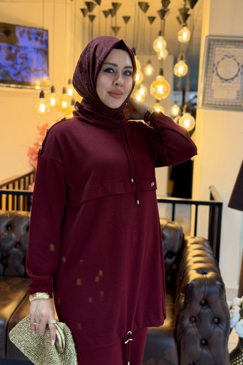 Fulya Takım Bordo