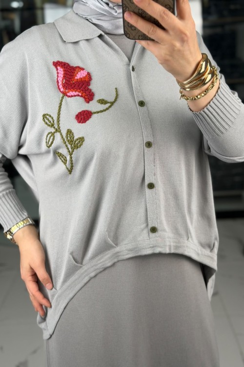Dilara Takım Gri